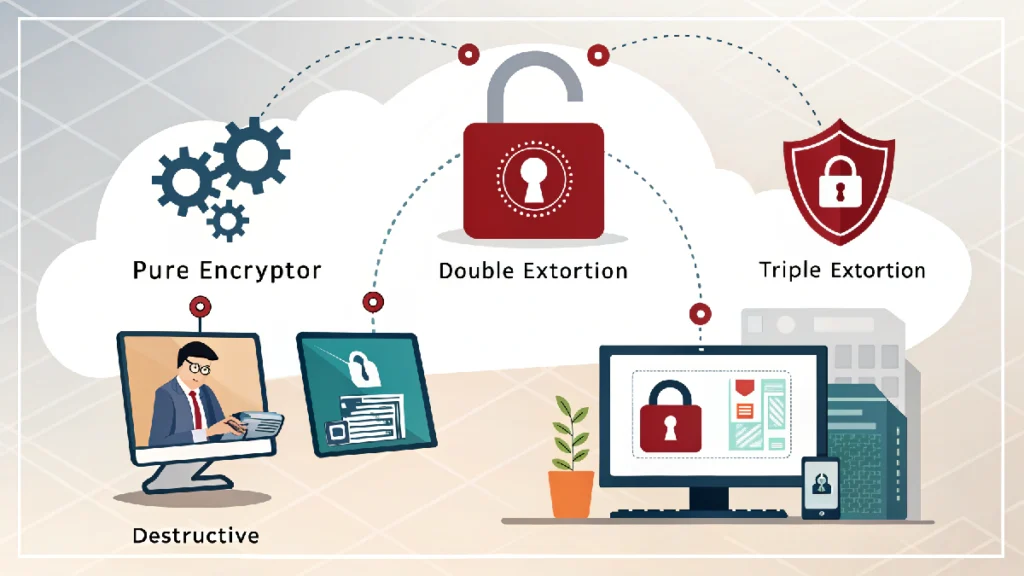 Foto Tipos de Ransomware
