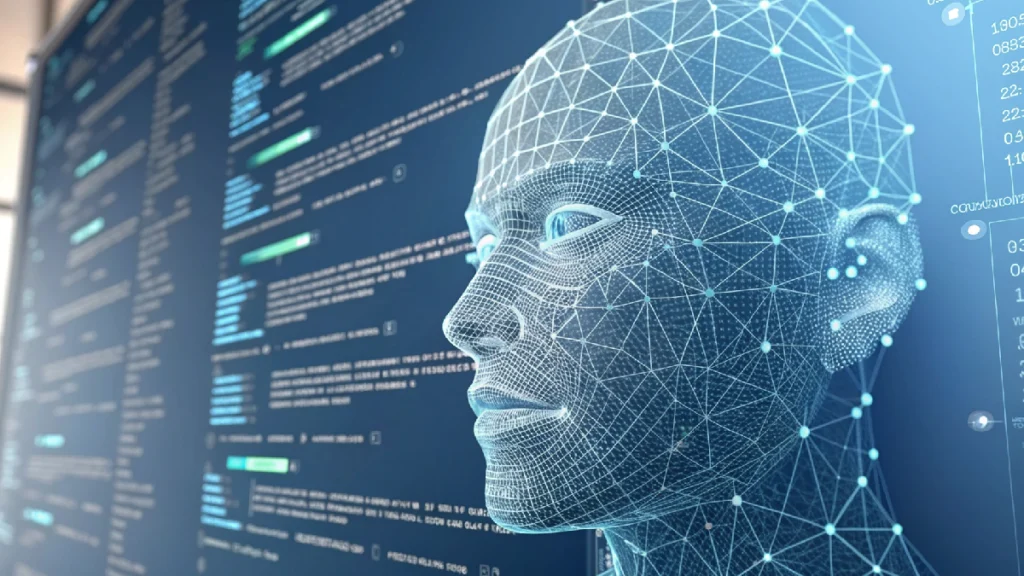 Cara conectada de forma neural